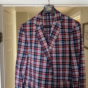Brooks Brothers Plaid Regent Fit Blazer - 46L